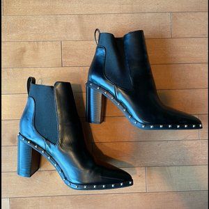 Katliu Studded Pointed Toe Booties